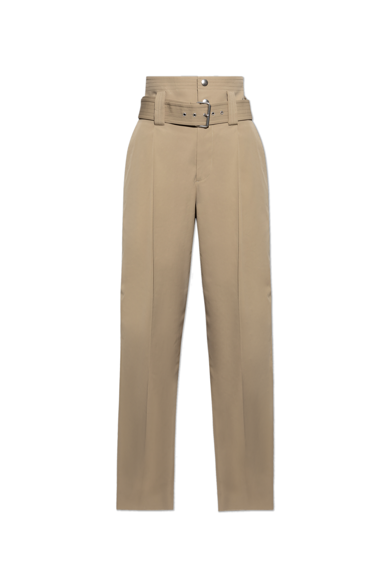 パンツ BOTTEGA VENETA FW23 LOOSE-FITTING PANTS (743610_V25W01000) Bottega Veneta Logoed Elastic Waistband Loose Fit Baggy